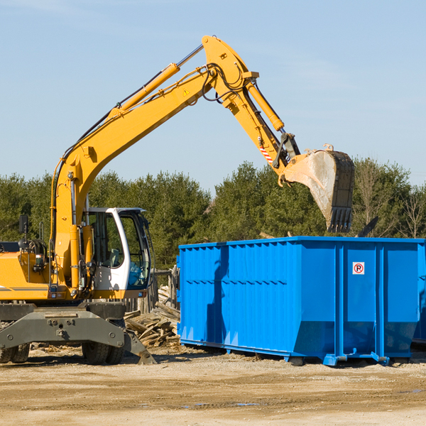 what size residential dumpster rentals are available in Dow City